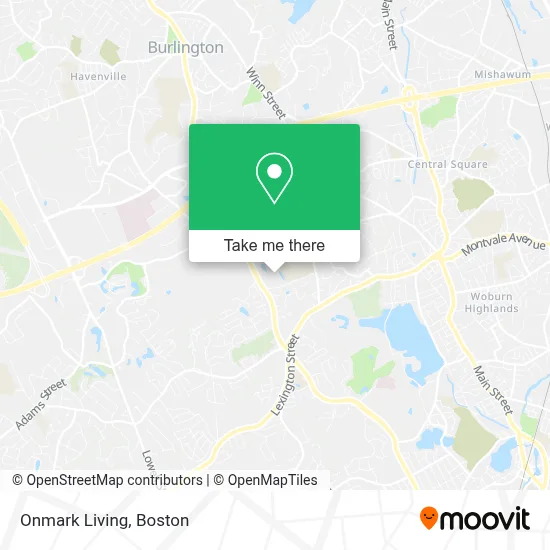 Onmark Living map