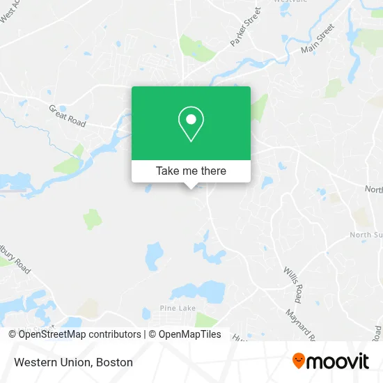 Western Union map