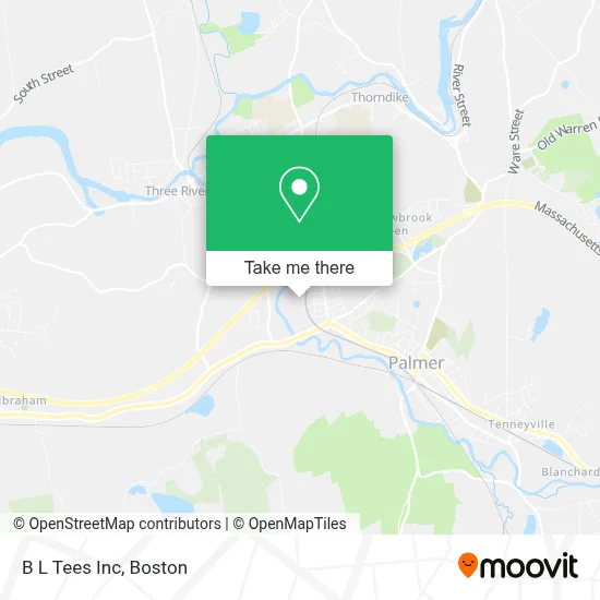 B L Tees Inc map