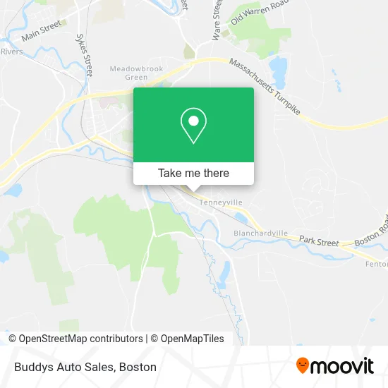 Buddys Auto Sales map