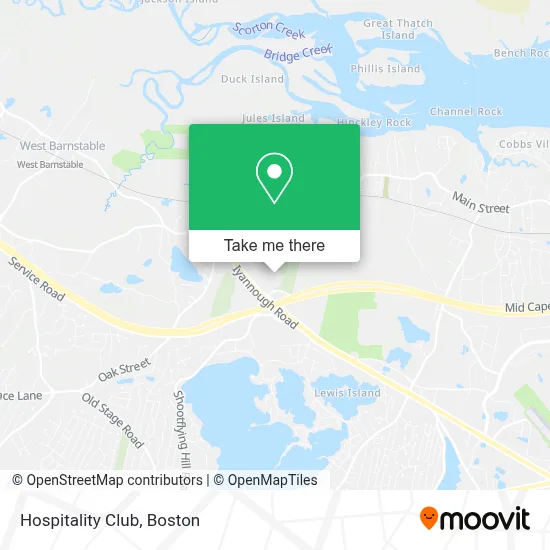 Hospitality Club map
