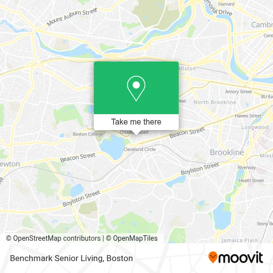 Benchmark Senior Living map