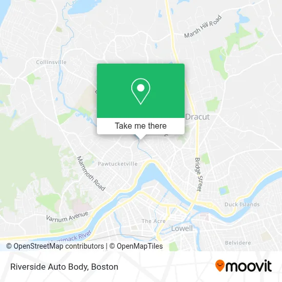 Riverside Auto Body map