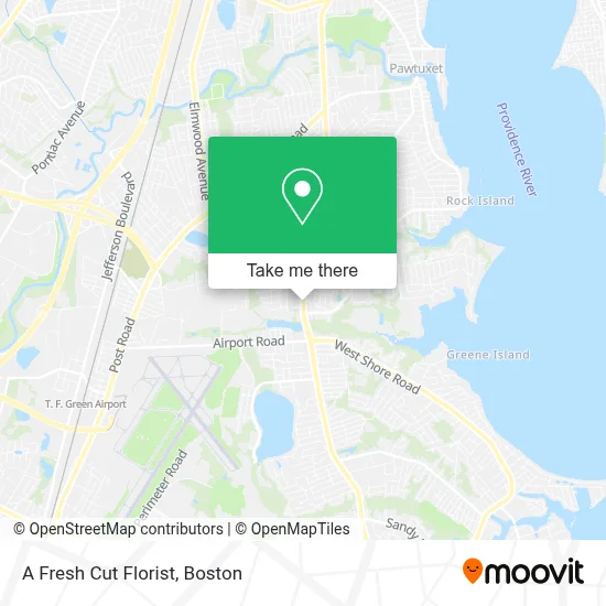 A Fresh Cut Florist map