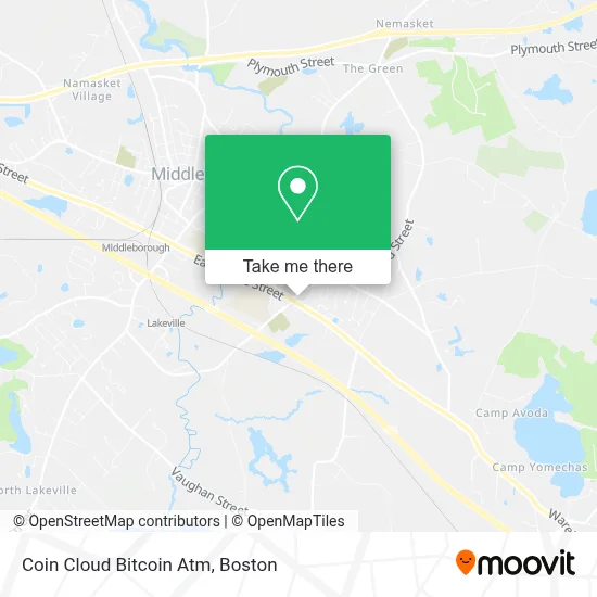 Coin Cloud Bitcoin Atm map