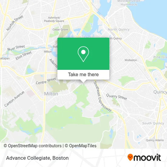 Advance Collegiate map