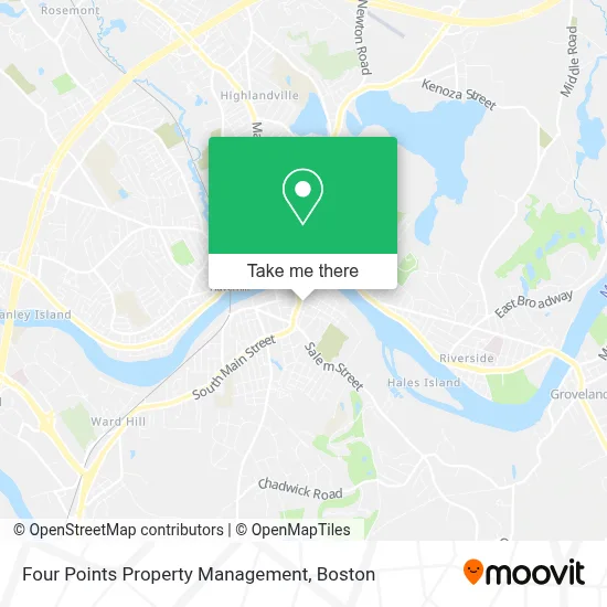Four Points Property Management map