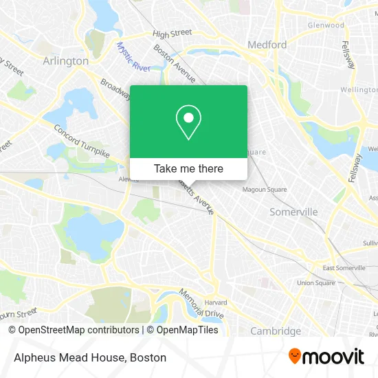 Alpheus Mead House map