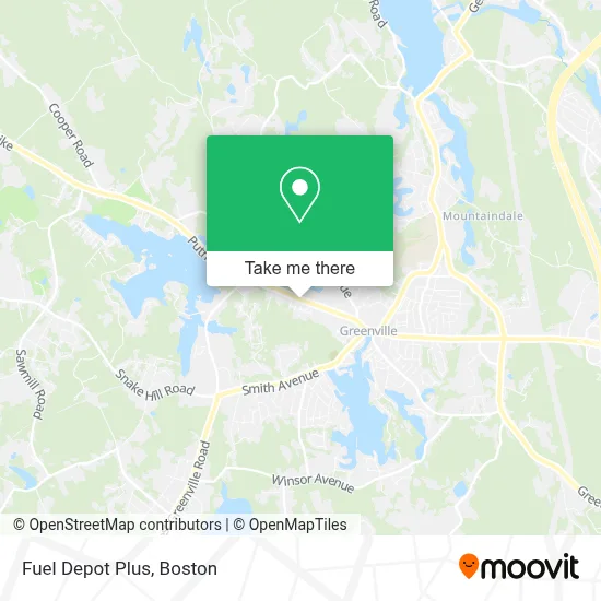 Fuel Depot Plus map