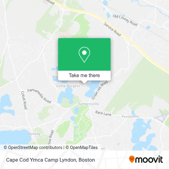Cape Cod Ymca Camp Lyndon map