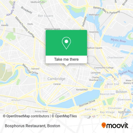 Bosphorus Restaurant map
