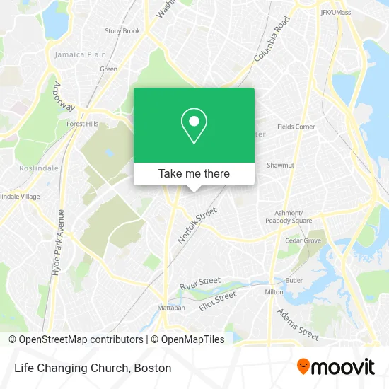 Life Changing Church map