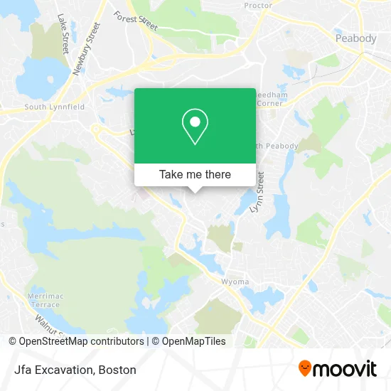 Jfa Excavation map