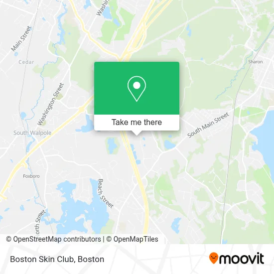 Boston Skin Club map
