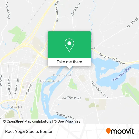 Root Yoga Studio map
