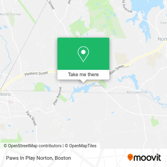 Paws In Play Norton map