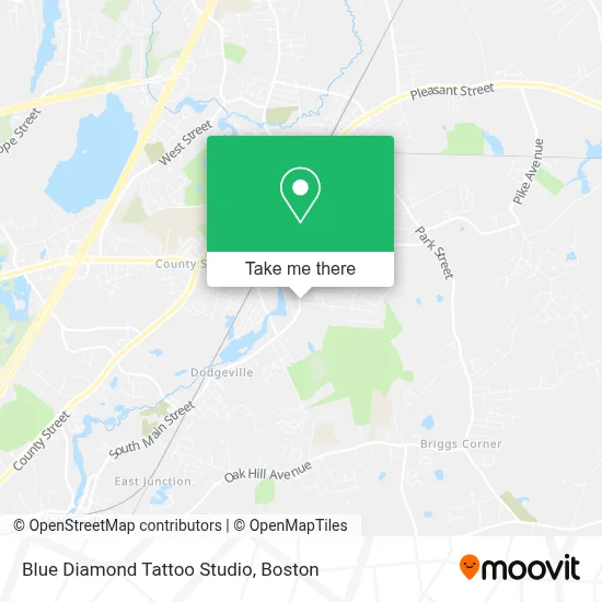 Blue Diamond Tattoo Studio map