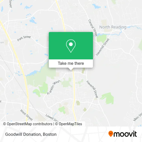 Goodwill Donation map