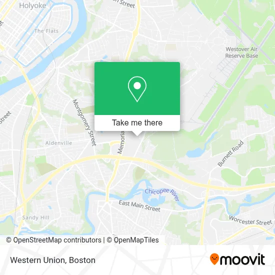 Western Union map