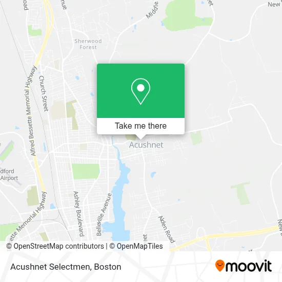Acushnet Selectmen map