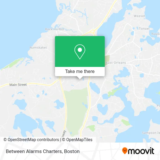 Between Alarms Charters map