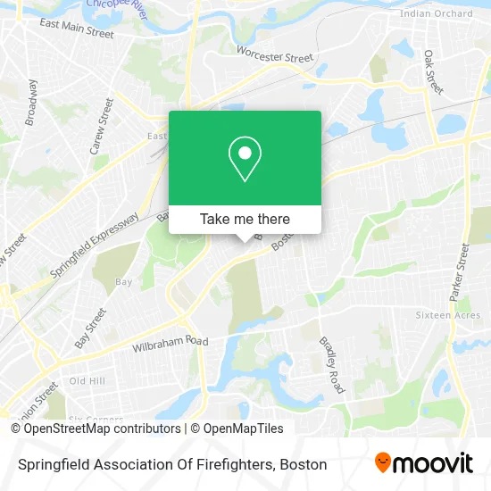 Springfield Association Of Firefighters map