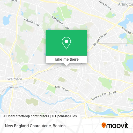 New England Charcuterie map