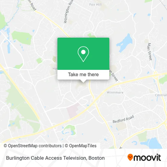 Burlington Cable Access Television map