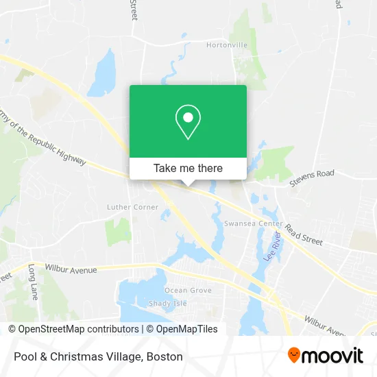 Pool & Christmas Village map