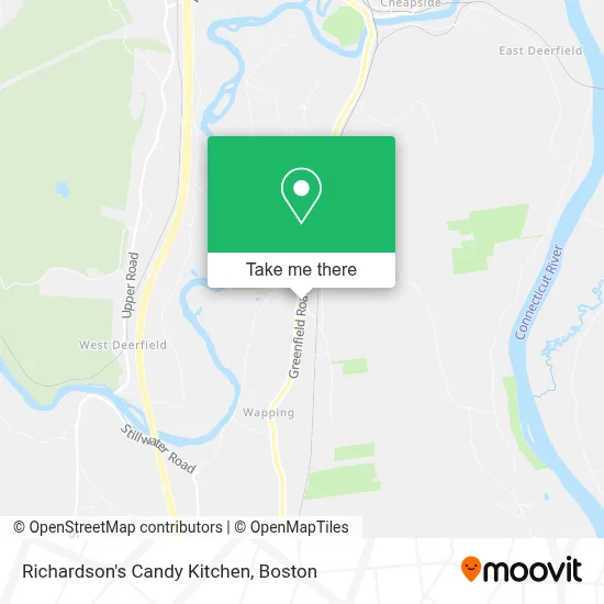 Richardson's Candy Kitchen map