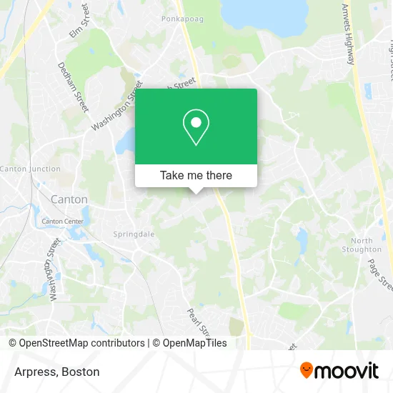 Arpress map