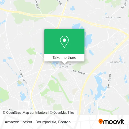 Amazon Locker - Bourgeoisie map