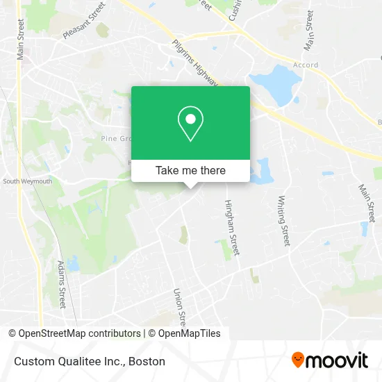 Custom Qualitee Inc. map