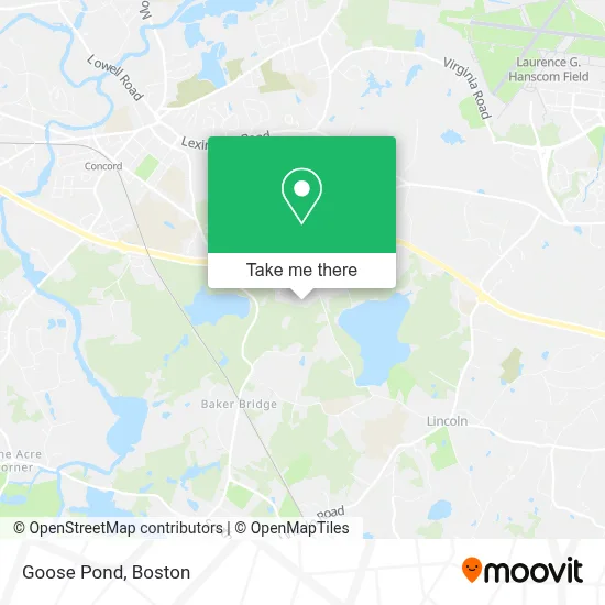 Goose Pond map