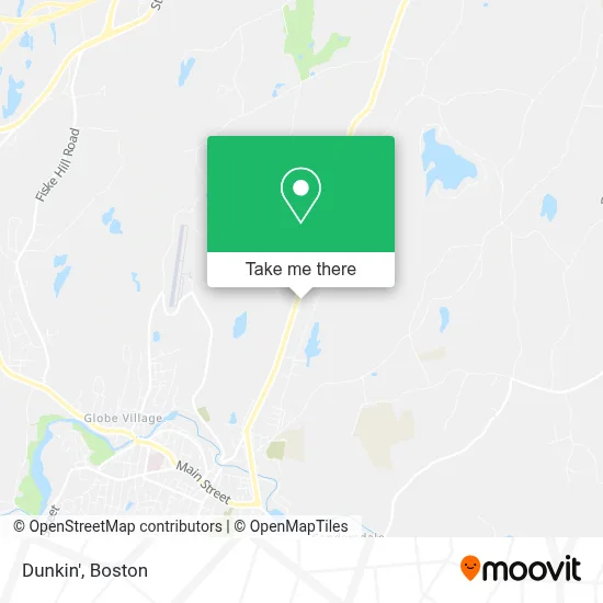 Dunkin' map
