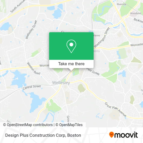 Design Plus Construction Corp map