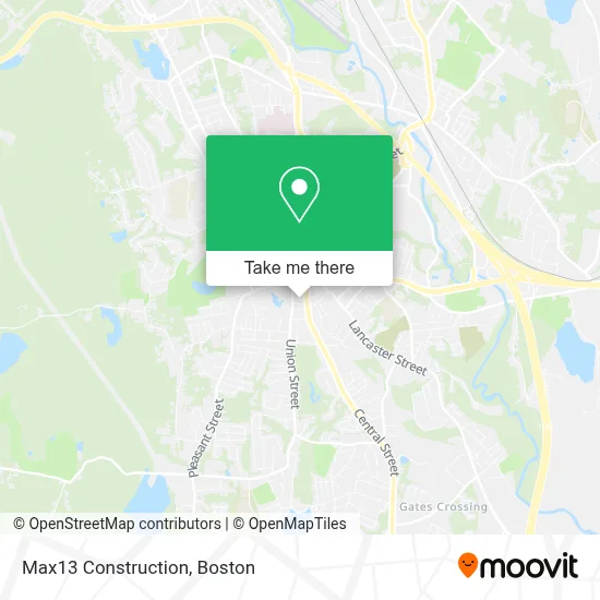 Max13 Construction map