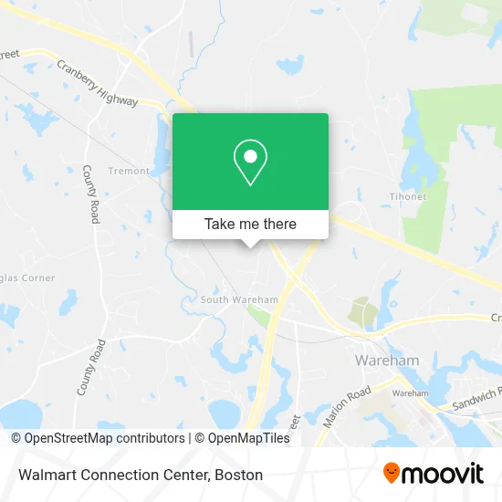 Walmart Connection Center map