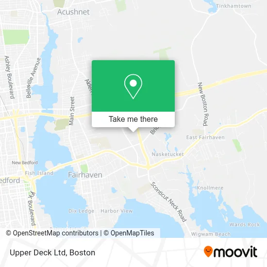 Upper Deck Ltd map