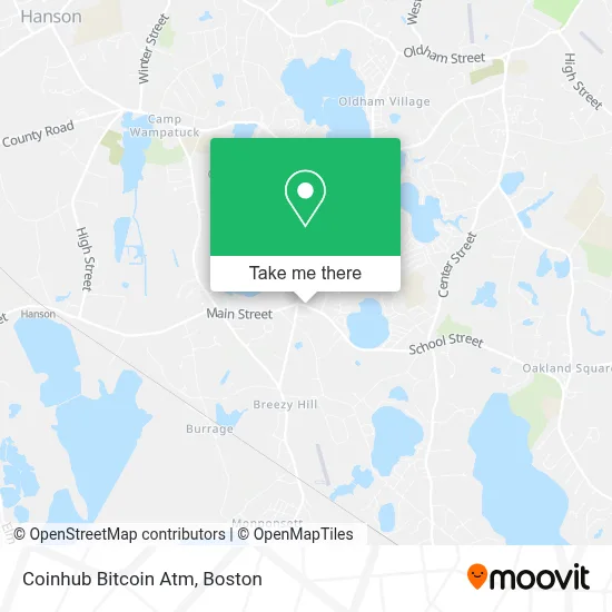 Coinhub Bitcoin Atm map