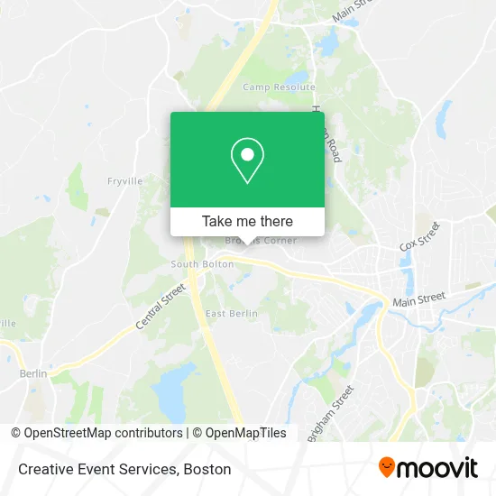 Creative Event Services map
