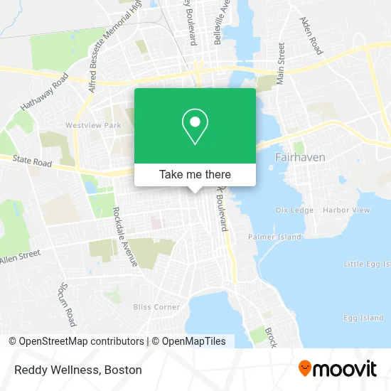 Reddy Wellness map