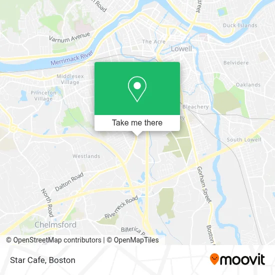 Star Cafe map