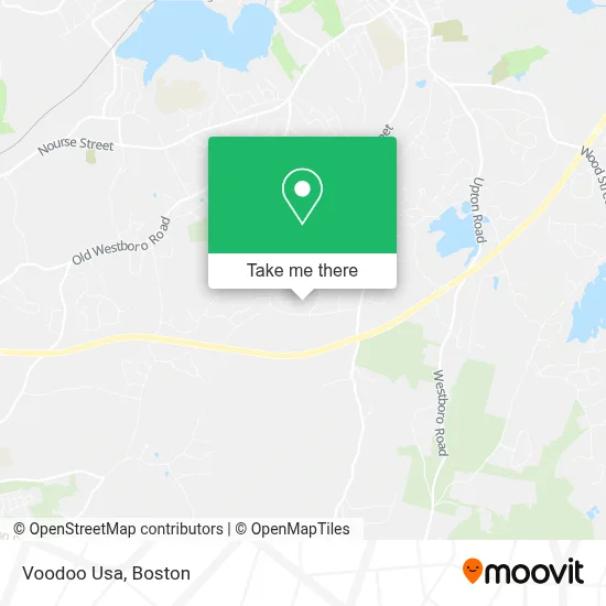 Voodoo Usa map