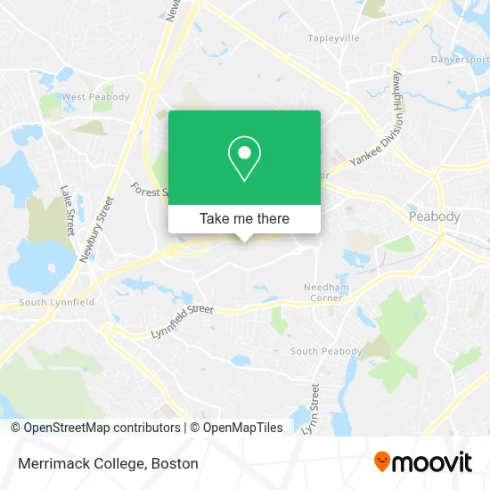Merrimack College map