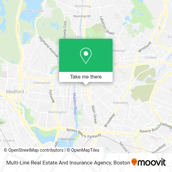 Multi-Line Real Estate And Insurance Agency map