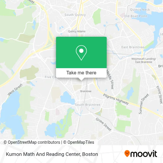 Kumon Math And Reading Center map