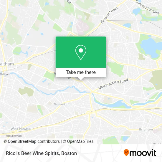 Ricci's Beer Wine Spirits map