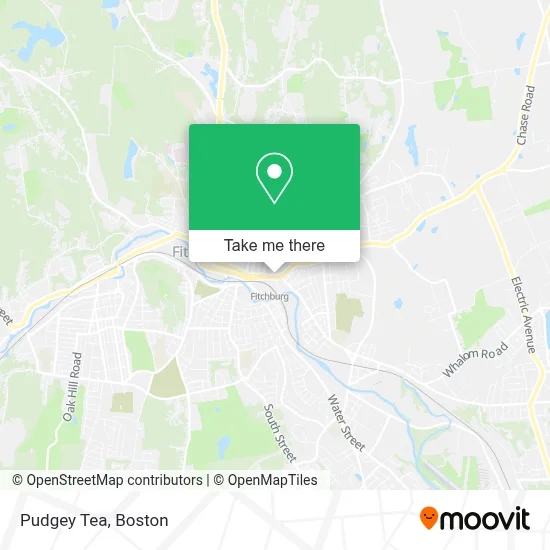 Pudgey Tea map