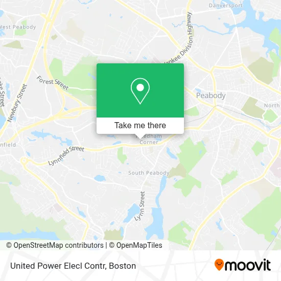 United Power Elecl Contr map